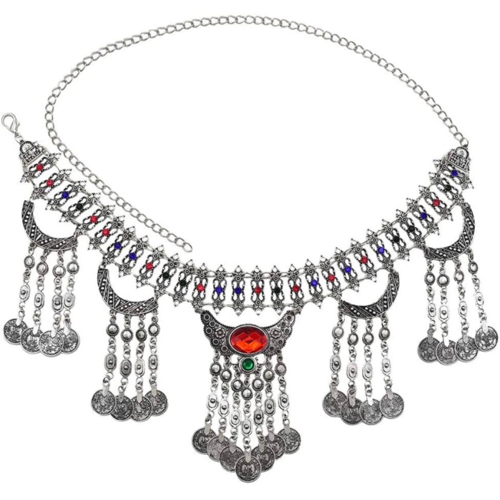 New Rave Festival Belly Chain Body Jewelry Belt Chain NWT - Picture 7 of 7